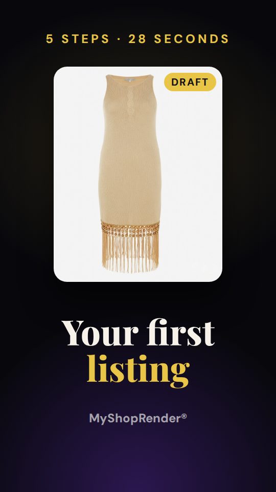 Video: your first MyShopRender listing, step by step